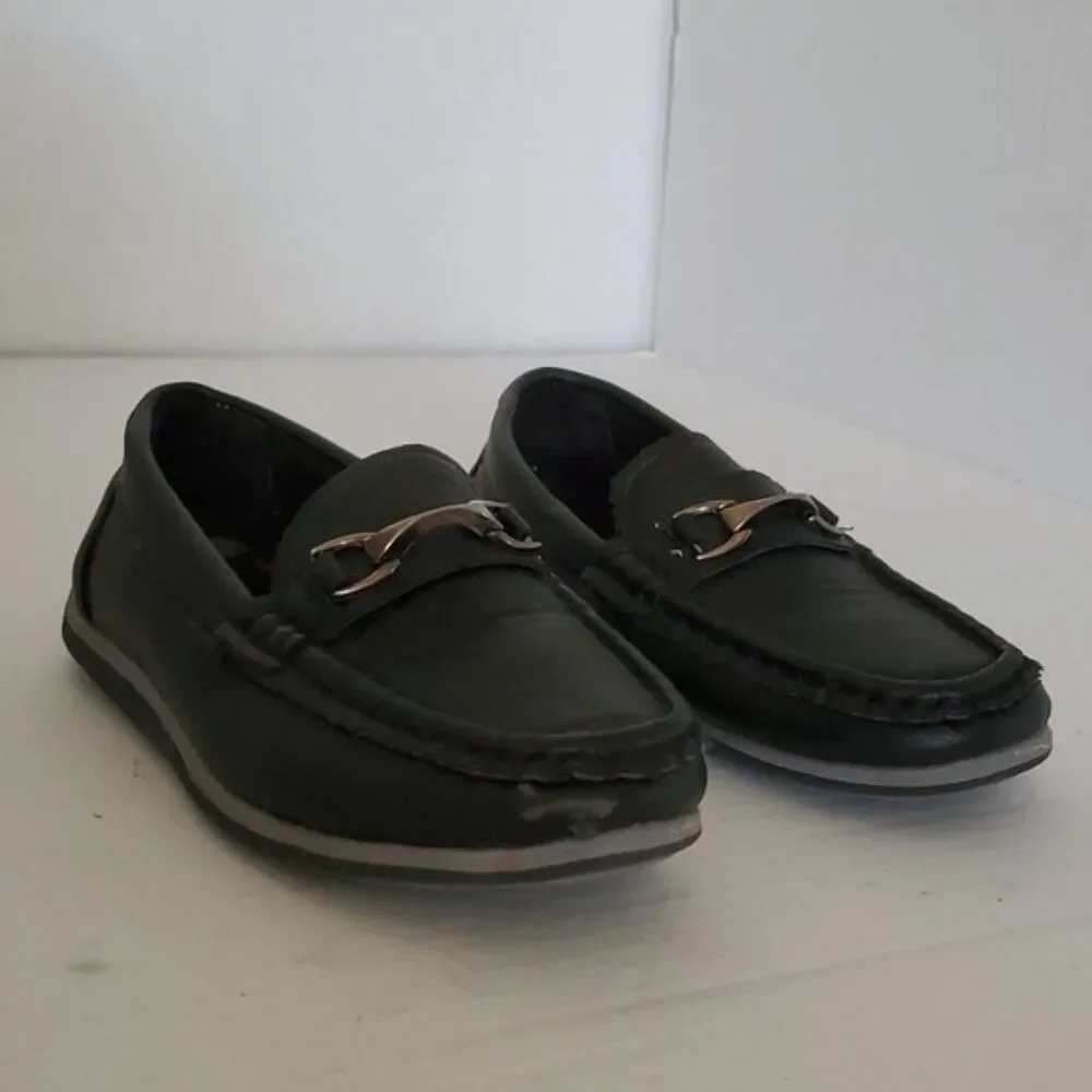 Stellaelva Boys Loafer Shoes Loafers Slip On Black Kids Youth Boy Size 13